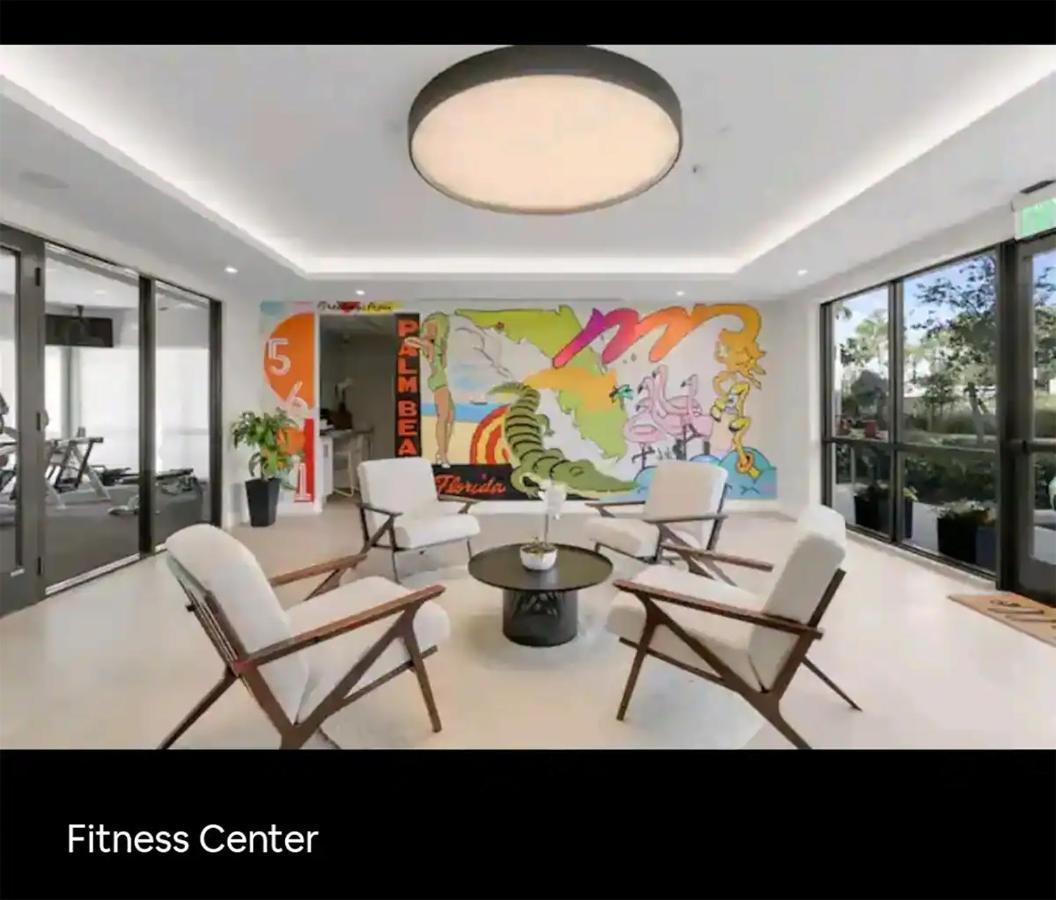 Lux Property Great For 1 To 8 Guests-Family Trip ,5Beds 2Rooms Staycation With Gym And Ev, Proximity To Downtown And Beaches 西棕榈滩 外观 照片